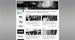Desktop Screenshot of esp-musicrentals.co.uk